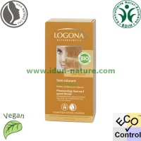 Colorante capilar en polvo 100% vegetal Rubio Dorado LOGONA